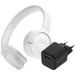 JBL Tune 520BT White + BlueBuilt Quick Charge Charger with USB-A Port 18W Black Main Image