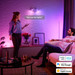 Philips Hue GU10 3-pack + Bridge Starter Kit product in use