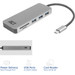 USB-Hub ACT USB-C 4-Anschlüsse mit Power Delivery detail