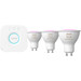 Philips Hue GU10 3-pack + Bridge Starter Kit Main Image