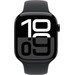 Apple Watch Series 10 4G 46 mm Schwarz Sportarmband M/L vorne