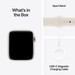 Apple Watch SE 2024 44 mm Polarstern Sportarmband M/L visueller lieferant