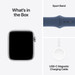 Apple Watch SE 2024 44mm Silver Sport Band M/L visual supplier