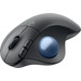 Logitech ERGO M575S Wireless Trackball Maus Schwarz vorne