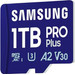 Samsung PRO Plus 1TB microSDXC + SD-Adapter vorne