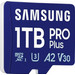 Samsung PRO Plus 1TB microSDXC + USB-Adapter vorne