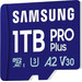 Samsung PRO Plus 1TB microSDXC + USB-Adapter vorne