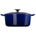 Le Creuset Signature Bräter 24 cm Indigo linke seite