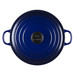 Le Creuset Signature Bräter 24 cm Indigo oberseite