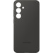 Samsung Galaxy S24 FE Backcover aus Silikon Schwarz rückseite