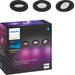 Philips Hue Centura Einbaustrahler White & Color - rund - Schwarz - 3er-Pack verpackung