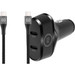 BlueBuilt Power Delivery Autoladegerät 45W Schwarz + USB-C-Kabel 1,5 Nylon Schwarz Main Image