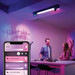 Philips Hue Centris Aufbauspot White and Color - Schwarz - Rechteckig - 4 Spots produkt in gebrauch