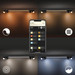 Philips Hue Centris Aufbauspot White and Color - Schwarz - Rechteckig - 4 Spots produkt in gebrauch