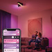 Philips Hue Centris Aufbauspot White and Color - Schwarz - CrossDesign - 3 Spots produkt in gebrauch