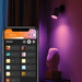 Philips Hue Fugato Aufbauspot White and Color - Schwarz - 1 Spot produkt in gebrauch