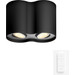 Philips Hue Pillar Aufbauspot White Ambiance - Schwarz - 2 Spots + Dimmer Main Image