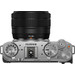 Fujifilm X-M5 Silber + XC 15-45mm f/3.5-5.6 OIS PZ oberseite