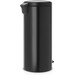 Brabantia NewIcon Treteimer 30 Liter Matt Black rückseite