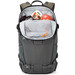 LowePro Flipside Trek BP 350 AW Grau/Dunkelgrün innen