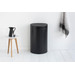 Brabantia Touch Bin 40L Matte Black + Trash Bags (120 units) product in use