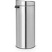 Brabantia Touch Bin 30L Matt Steel back