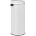 Brabantia Touch Bin 30 Liter White rückseite