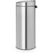 Brabantia Touch Bin 30L Matt Steel right side