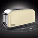 Russell Hobbs Colors Plus+ Classic Cream Long Slot Toaster front