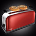 Russell Hobbs Colours Long Slot Rot produkt in gebrauch