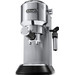 De'Longhi EC685.M Dedica Silver + Coffee Grinder front