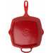 Le Creuset Skillet Quadratische Grillpfanne 26 cm Kirschrot unten