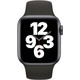 Apple Watch SE 40mm Space Gray Aluminum Black Sport Band