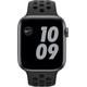 Apple Watch Nike SE 4G 44 mm Space Grau Aluminium Schwarzes Sportarmband