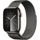 Apple Watch Series 9 4G 45mm Graphite Stainless Steel Milanese Watch Strap