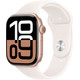 Apple Watch Series 10 46 mm Roségold Sportarmband M/L