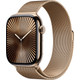 Apple Watch Series 10 4G 46mm Titanium Gold Milanese Watch Strap M/L