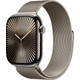 Apple Watch Series 10 4G 46mm Titanium Silver Milanese Watch Strap S/M