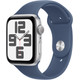 Apple Watch SE 2024 44 mm Silber Sportarmband M/L