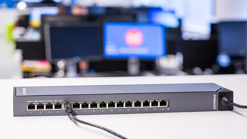 Business network with a network switch