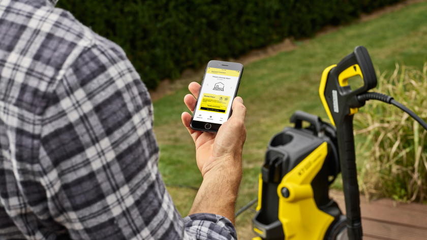 high-pressure cleaner phone app