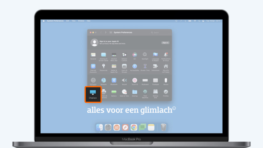 Bildschirmeinstellungen macOS
