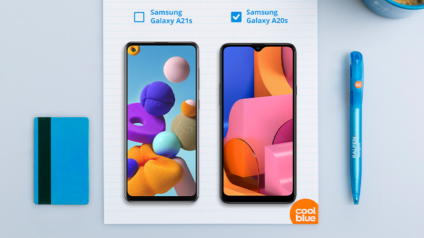 Samsung A21s vs Samsung A20s screen