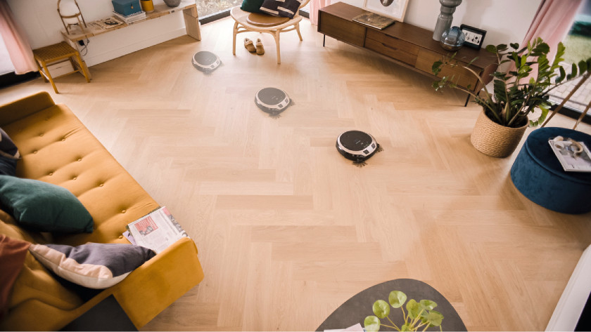 Miele robot vacuum in house