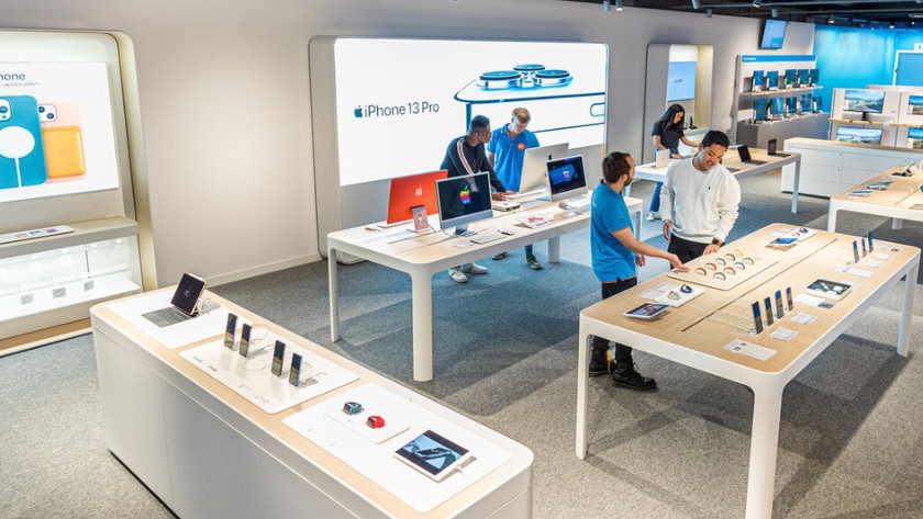 Apple iMac im Store testen