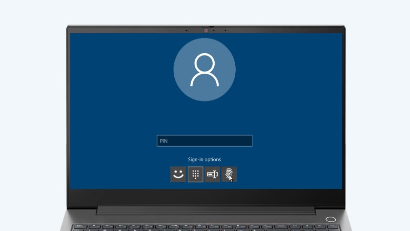 Log in to a business laptop with Windows Hello