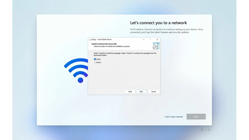 Windows WiFi settings