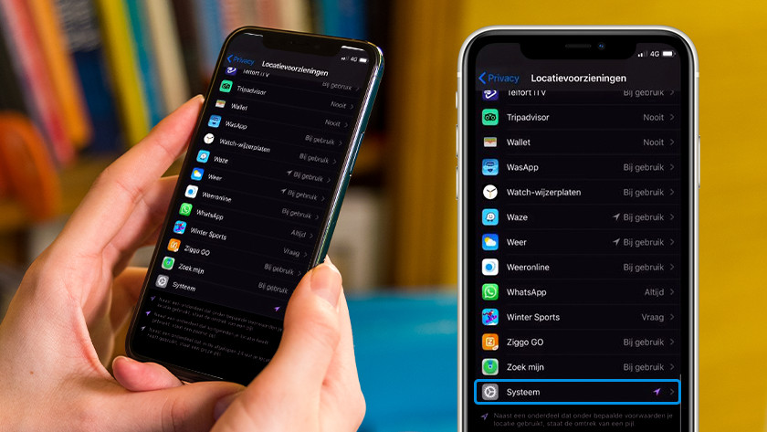 Scrolle nach unten bis zu "System" und klicke darauf.