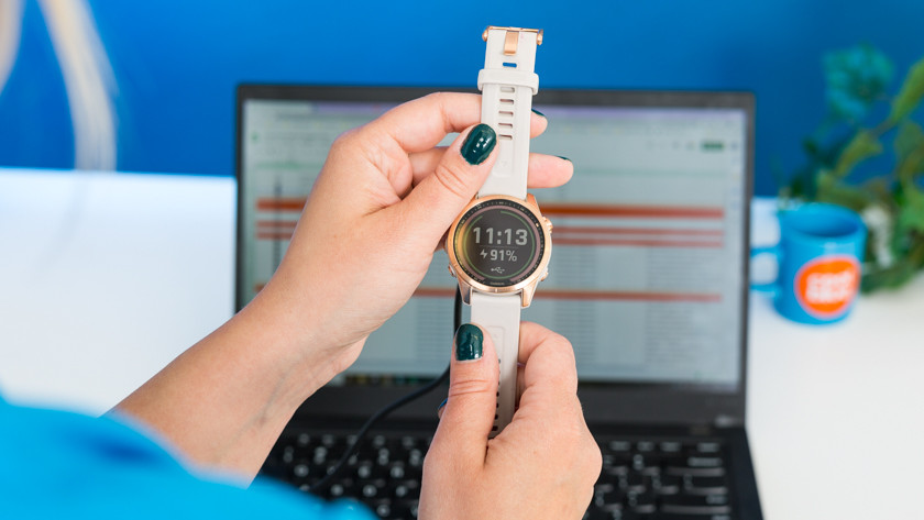 Akku einer Garmin Watch