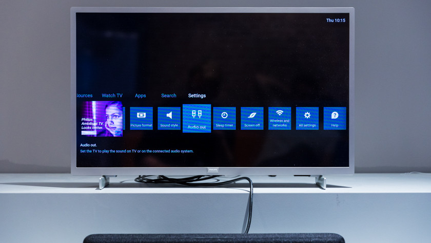 Philips TV sound settings